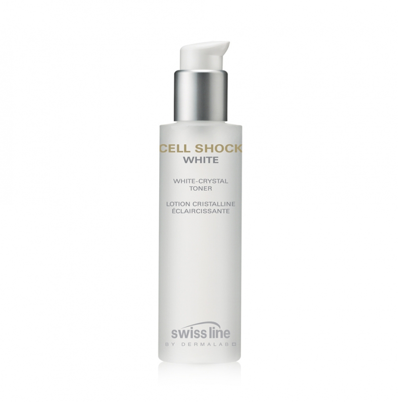  Nước hoa hồng cân bằng và làm trắng da Swissline cell shock white crystal toner